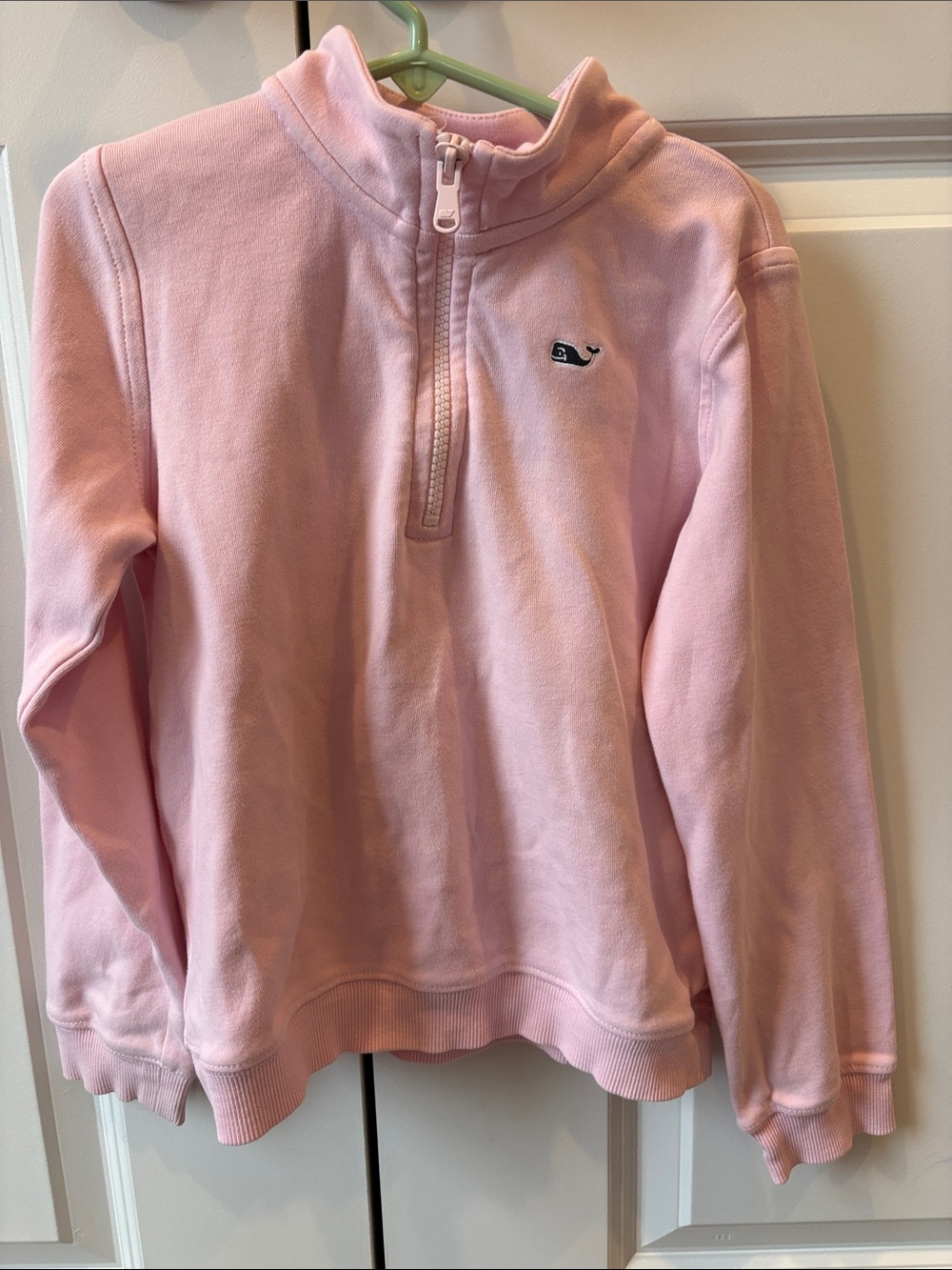 Vineyard Vines Light Pink Kids Quarter-Zip Pullover
